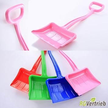 Schneeschaufel Schneeschieber Schneeschippe für Kinder 4 Farbe (Rosa)