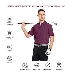 M MAELREG Mens Pique Polo Shirts Short Sleeve