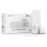 Aeotec Door Window Sensor 8 - Z-Wave Long Range, Open/Close, Temperature &amp; Humidity, 3 Axis Sensor, Mold Hazard Function, Tamper, Garage Door Sensor, Z-Wave 800 Series, HomeAssistant, SmartThings,