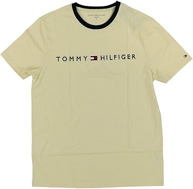 yellow tommy hilfiger crew neck