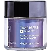 Yonka Time Resist Nuit | Anti-Aging Night Cream with Youth Activating Complex and Shea Butter | Firming Anti-Wrinkle Moisturizer for Face and Neck | Paraben-Free | 1.76 oz