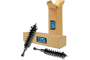 TRQ Front Strut and Spring Assembly Set Loaded Compatible with 03-09 Toyota 4Runner 10-23 4Runner 07-14 FJ Cruiser 05-15 Tacoma Base Model 4WD 05-15 Tacoma Pre Runner RWD 2015 Tacoma TRD Pro 4WD