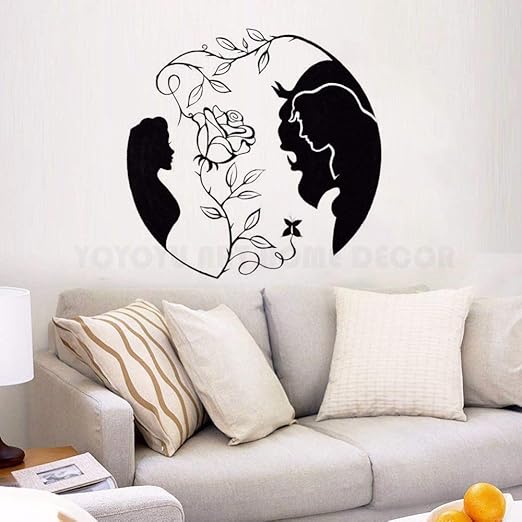 Wsjiabin Decoracion Para El Hogar La Bella Y La Bestia Vinilo
