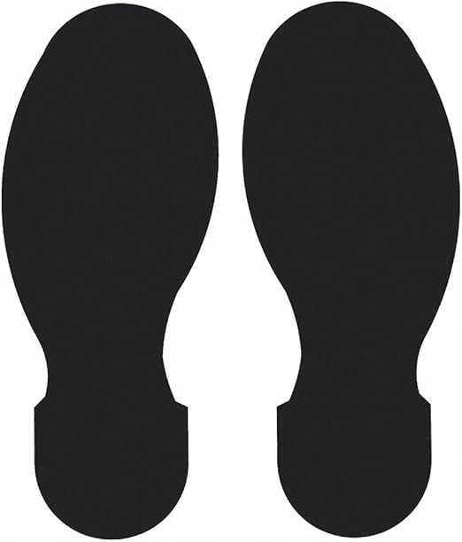 Floor Marking Tape, Solid, Footprint, 31/2" Width, 10 PK