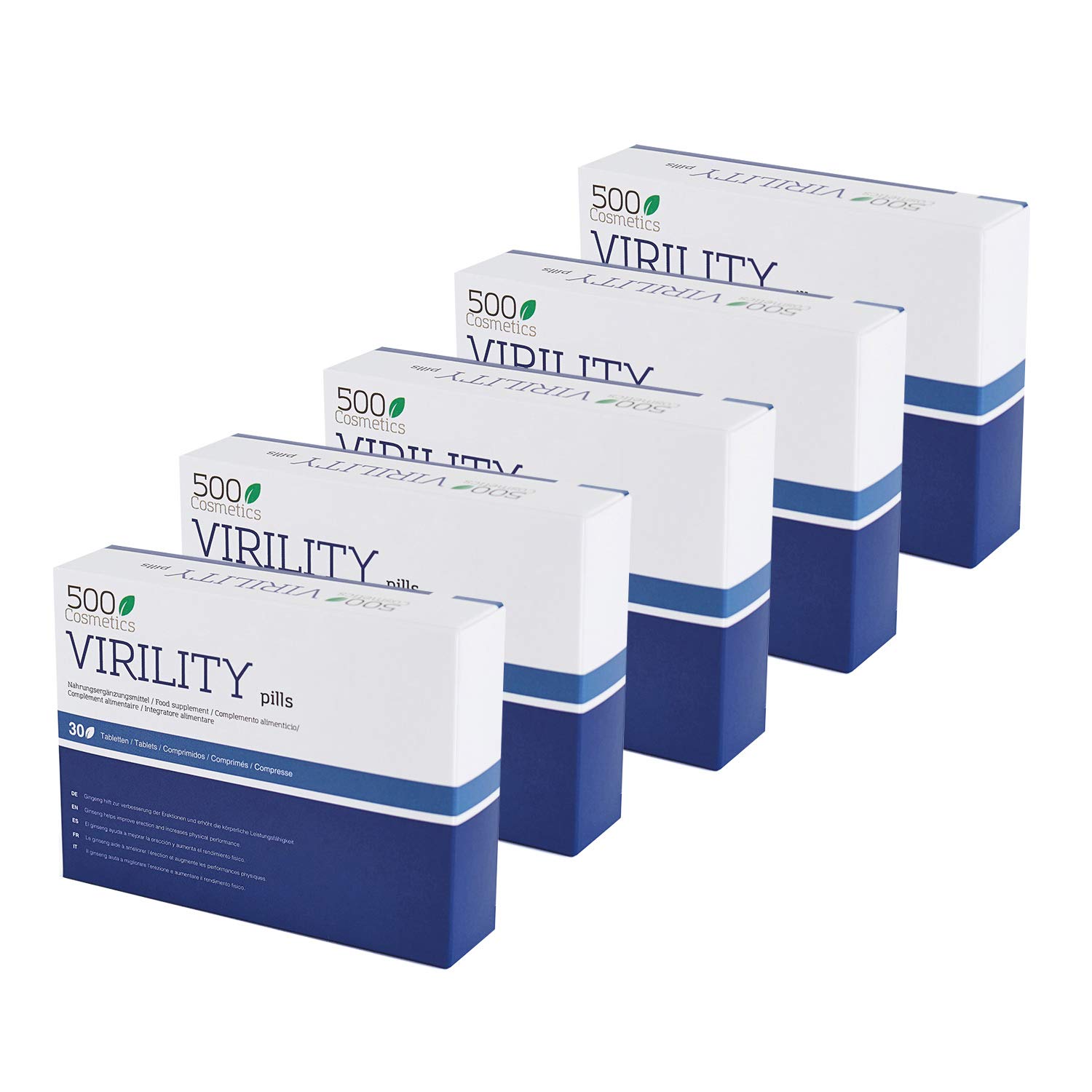 500Cosmetics – Natural Supplement to Increase Virility, Masculine Power and Improve Sexual Related – Made in EU – 30 Tablets (5)