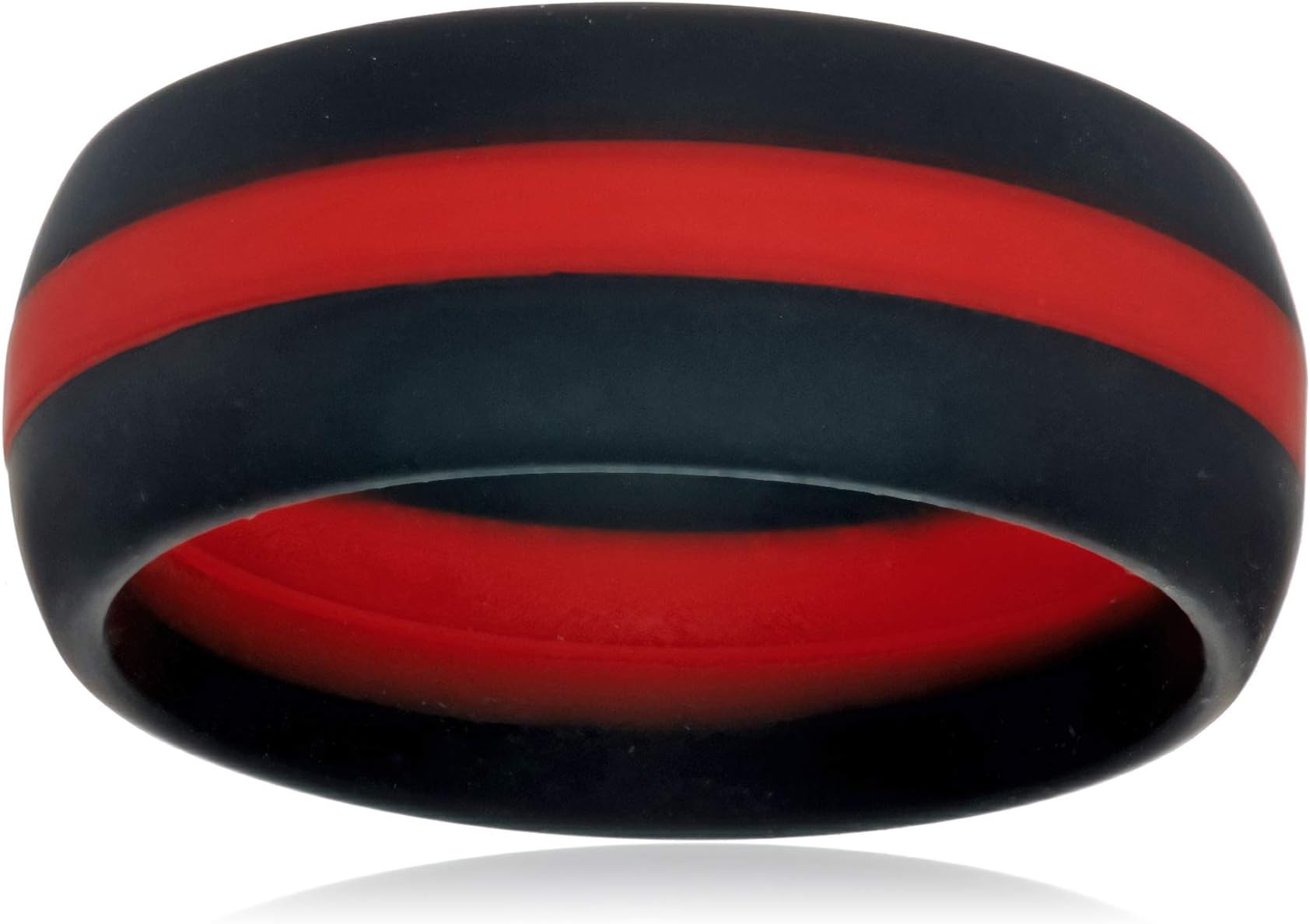 BJJ Rings Silicone Wedding Band for Men & Women - Ranked Rubber Wedding Bands for Brazillian Jiu Jitsu