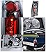 Spec-D Tuning LT-C1088JM-TM Gmc/Chevy C/K 1500 2500 3500 Pickup Black Altezza Tail Lights