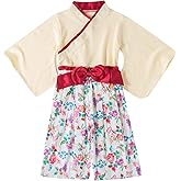 Kimono Robes and Pants Sets for Girls Boy Japanese Kimono for Kids Cotton Kimono Top, Pant Toddler Girls Spring