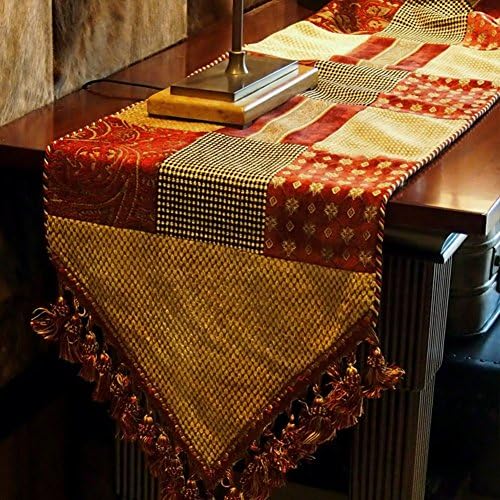 European-style table runner/ flag/ flag/ Gabe/ decorative/ table/ table/ table-A 35x274cm(14x108inch)