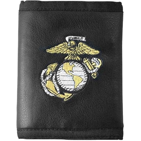 Navy Genuine Leather Trifold Wallet (Brown Navy Genuine Leather Trifold Wallet (Brown