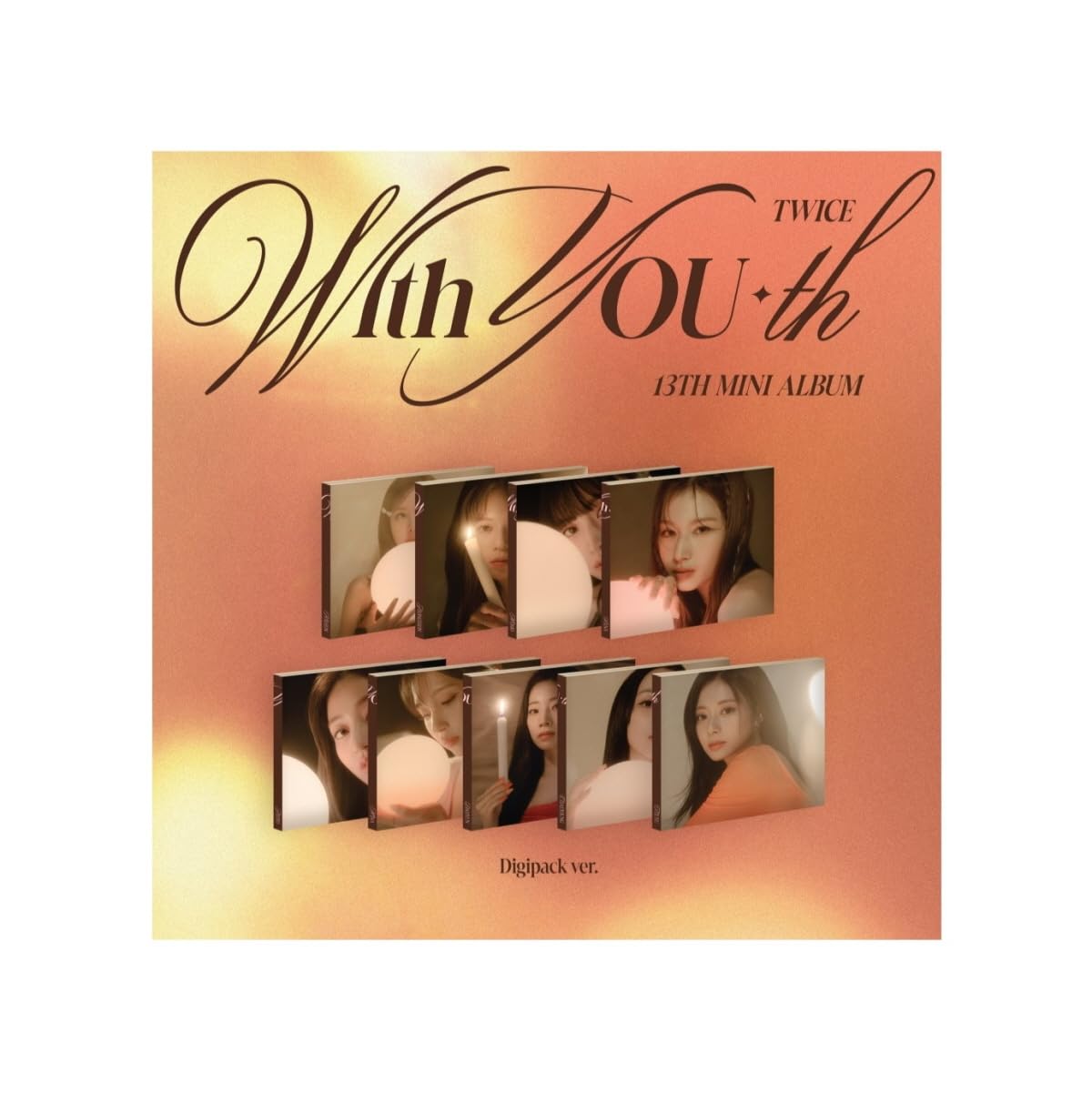 TWICE - With YOU-th [Digipack Ver.] 13th Mini Album+Pre-Order Benefit (JEONGYEON ver.)