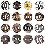 Alloy Tsuba Hand Guard For Japanese Samurai Swords Wakizashi Tanto