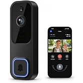 Vykanox Wireless Doorbell Camera, Battery Powered Wi-Fi Video Doorbell, AI Human Detection, 2-Way Talk, Motion Alerts, Night Vision, Cloud Storage, Smart Security Cam for Home, Apartment and Office