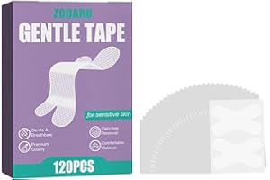 ZOUARU Micropore Tape (120 Pack) - Hypoallergenic, Pain Free Removal, Latex Free & Gentle On Skin - Adhesive Cotton Tape-(X1)