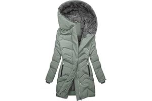 Sblioda Fleece Lined Jackets for Women Winter Warm Thicken Zip Up Coats Oversized Thermal Hooded Sweatshirts with Pockets