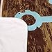 Uphome Nautical Anchor Bathroom Towel, Vintage Retro Cotton Microfiber Turquoise and Brown Ultra Soft Hotel SPA Beach Pool Bath Towel
