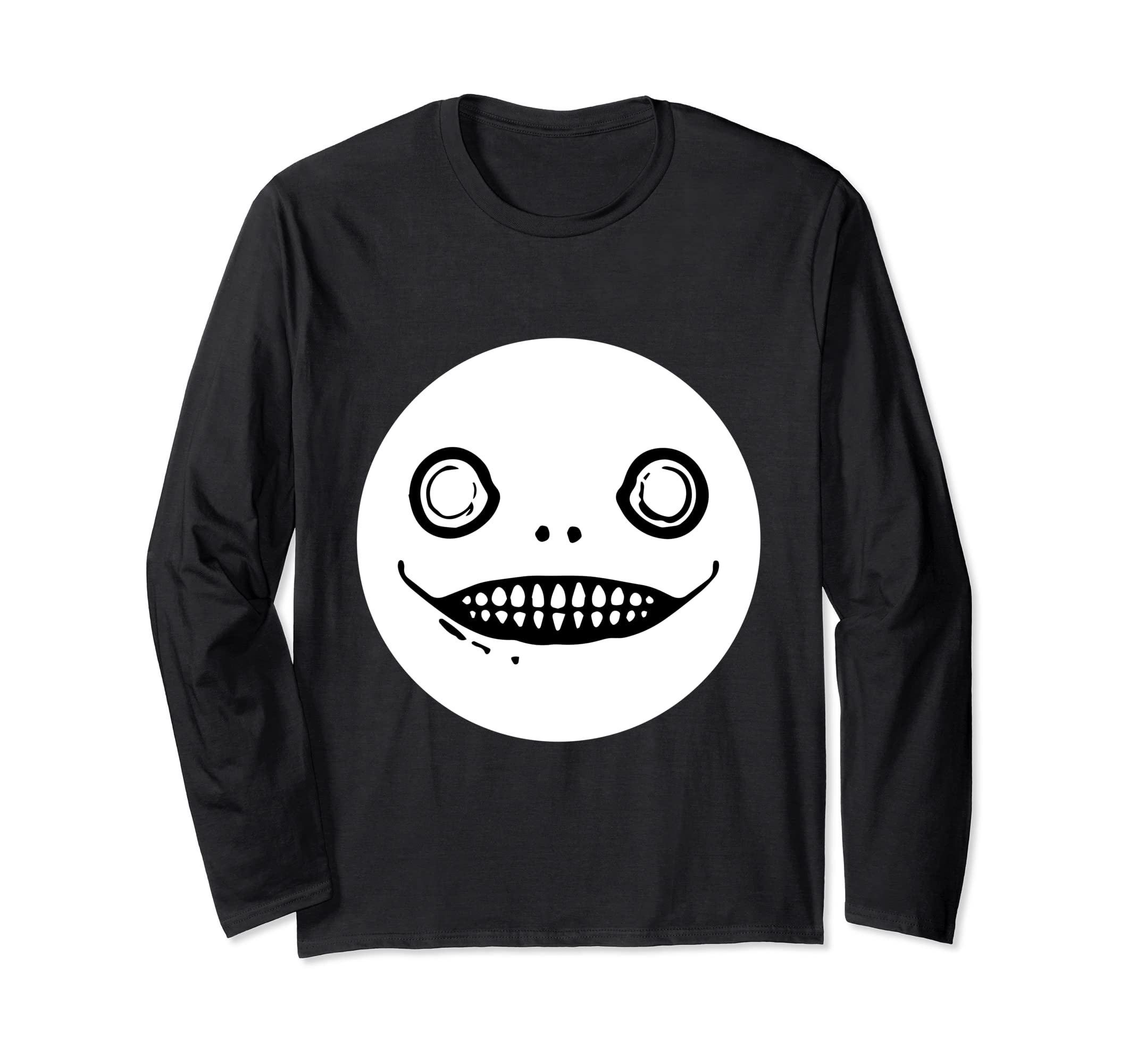 Emil / Taro Yoko Face mask smiling skeleton Long Sleeve T-Shirt