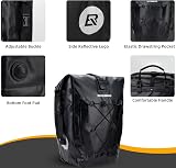 ROCKBROS 25-32L Waterproof Bike Pannier Bag Rear Rack Carrier Bag Black view 5