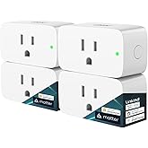 Linkind Matter Smart Plug, Work with Apple Home, Siri, Alexa, Google, SmartThings, Smart Outlet 15A/1800W Max, Smart Home Aut