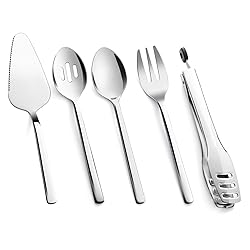 KINGSTONE Large Hostess Serving Utensils Sets,18/10