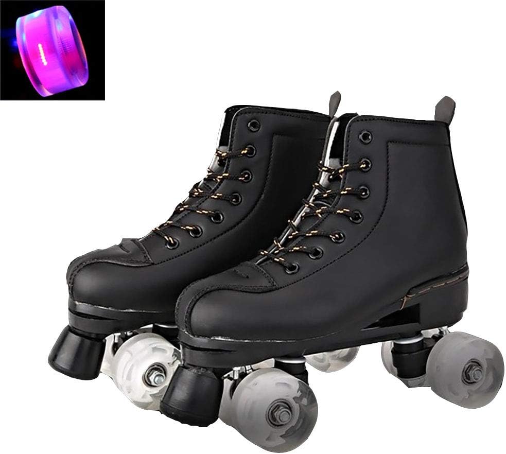 gengyouyuan Double row skates Adult roller skates Pattern men and women roller shoes