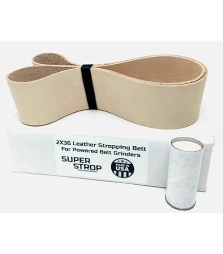 Compound Leather Sharpening Strop 1X42 Leather Honing Belt