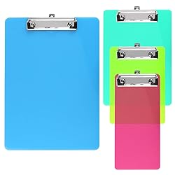 Meetory 10 Pack Mountable Clipboard Clips,Spring