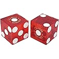 Wide Selection 19mm Craps Dice Pairs - Authentic Nevada Casino Table-Played Dice (Cal Neva (Reno) - Red Polished, Non-Matching)