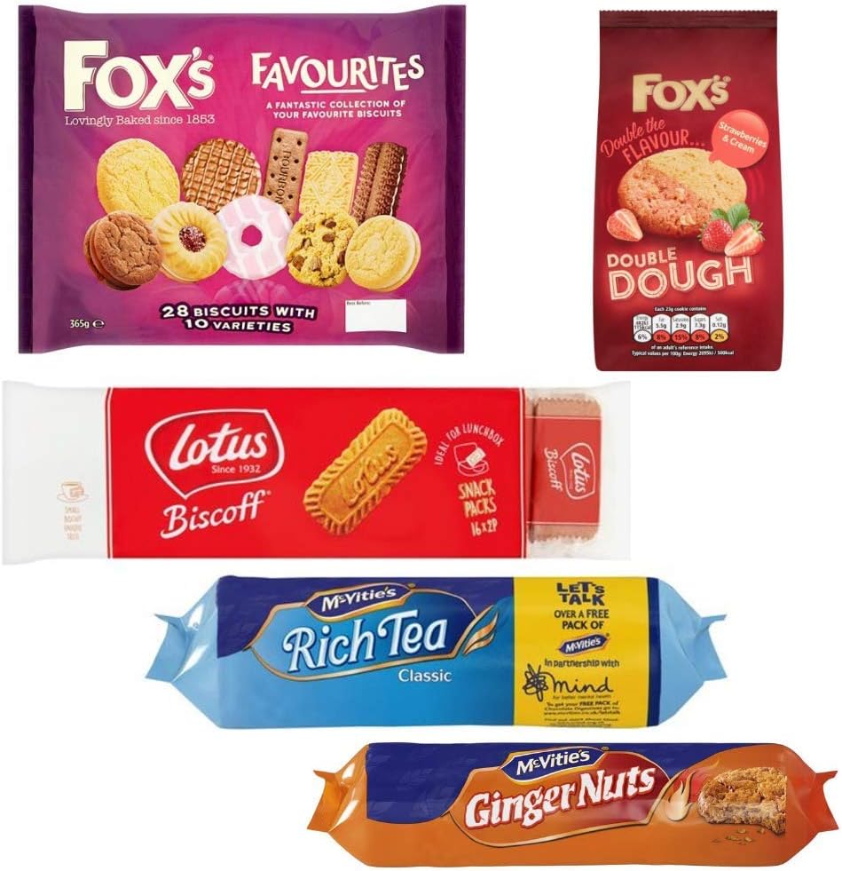 Elevenses Biscuit Selection Traditional British Food Fox's Favourites
