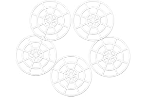 5pcs Fermenting Jar Mesh Presser Weights, Round Wide Mouth Fermentation Jar Practical Kitchen Supplies for Sauerkraut Kimchi 