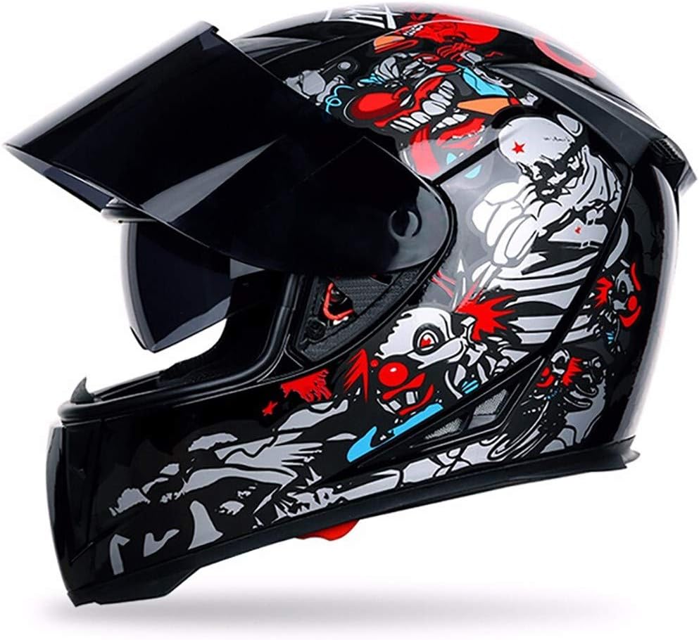 SXC Cascos de Motocross de Cara Completa Profesional Anti Niebla