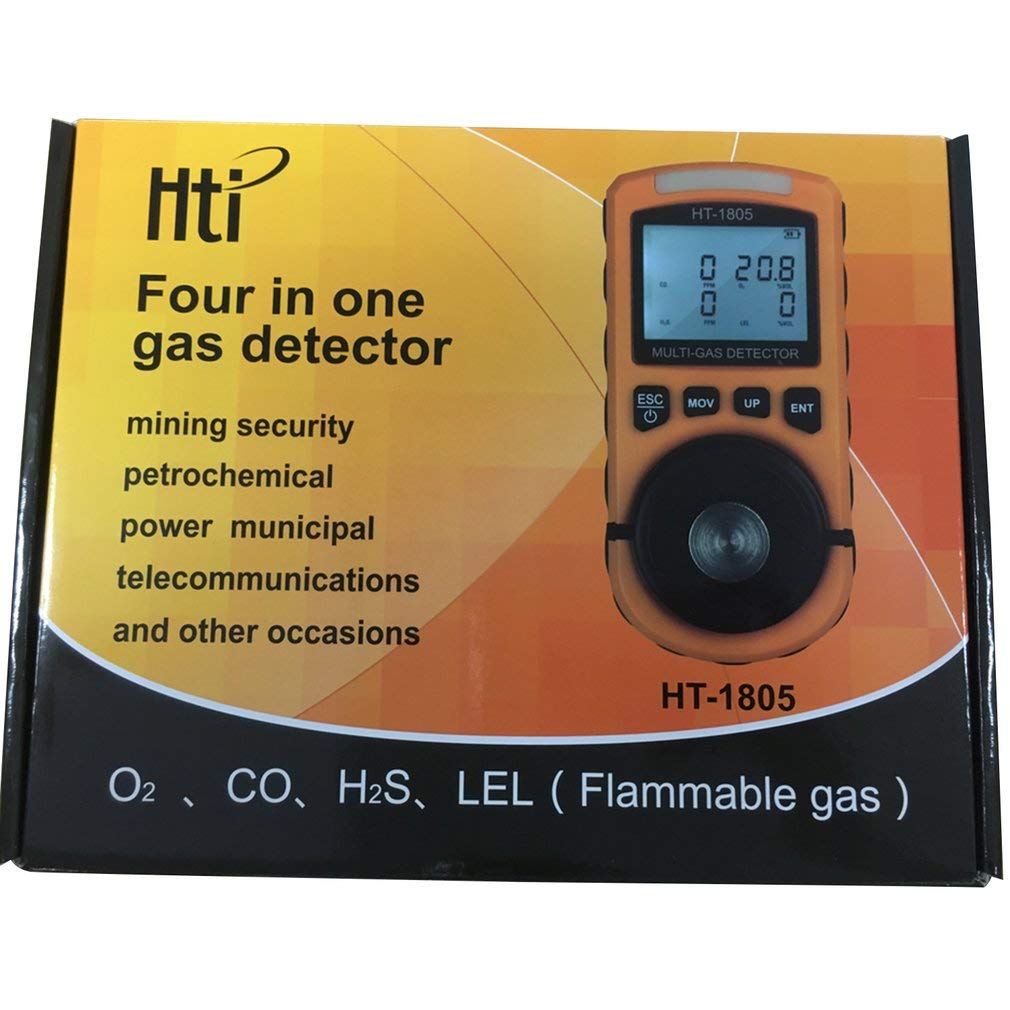 Yogasada TY-16 4 in 1 O2 H2S CO LEL Gas Detector Gas Analyzer Gas Leak Detector: Amazon.es: Hogar