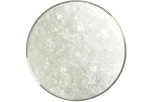 BULLSEYE GLASS CO. 5 Lb Clear Transparent Coarse Frit - 90 Coe