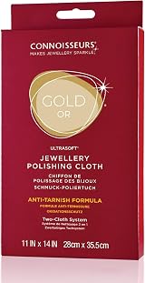 Connoisseurs Gold Jewellery Polishing Cloth Ultrasoft 28 x 35 cm view 2