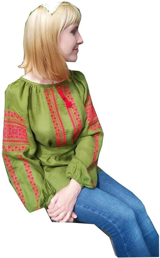 Ukrainian Embroidered Traditional Ethnic Folk Blouse, Shirt, Sorochka