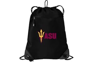 Broad Bay ASU Sun Devils Drawstring Bag Arizona State Logo Cinch Pack Backpack