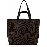 AllSaints Izzy Zebra East/West Tote W601XD Black/Brown One Size