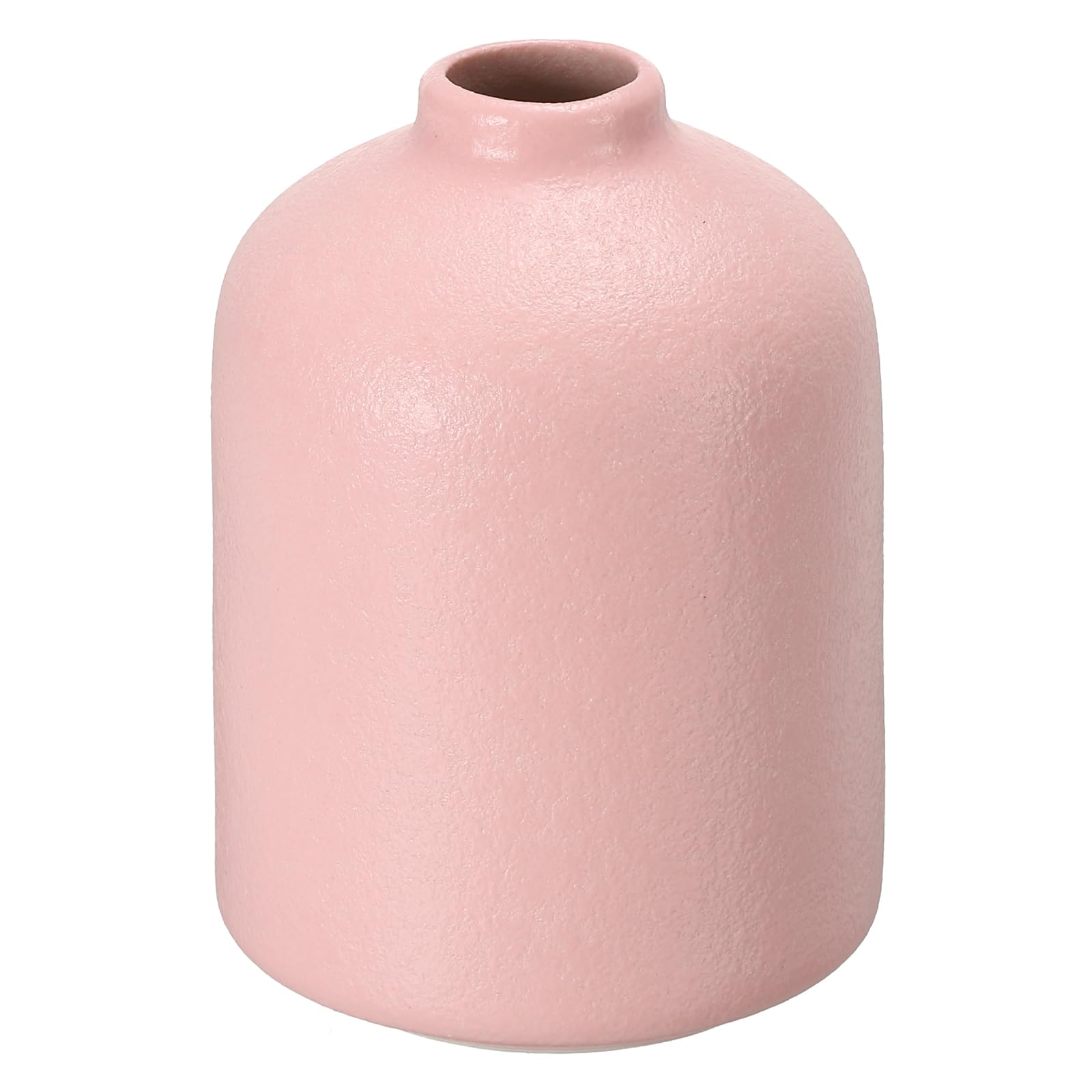 PATIKIL Flower Vase, Ceramic Vases for Flowers Minimalist Floral Vase Table Centerpieces for Home Room Decoration, Pink