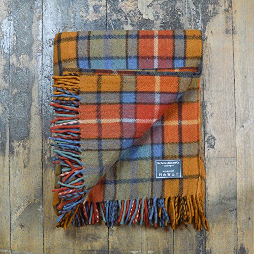 The Tartan Blanket Co. Recycled Wool Blanket Buchanan Antique Tartan (59" x 75") Pricepulse