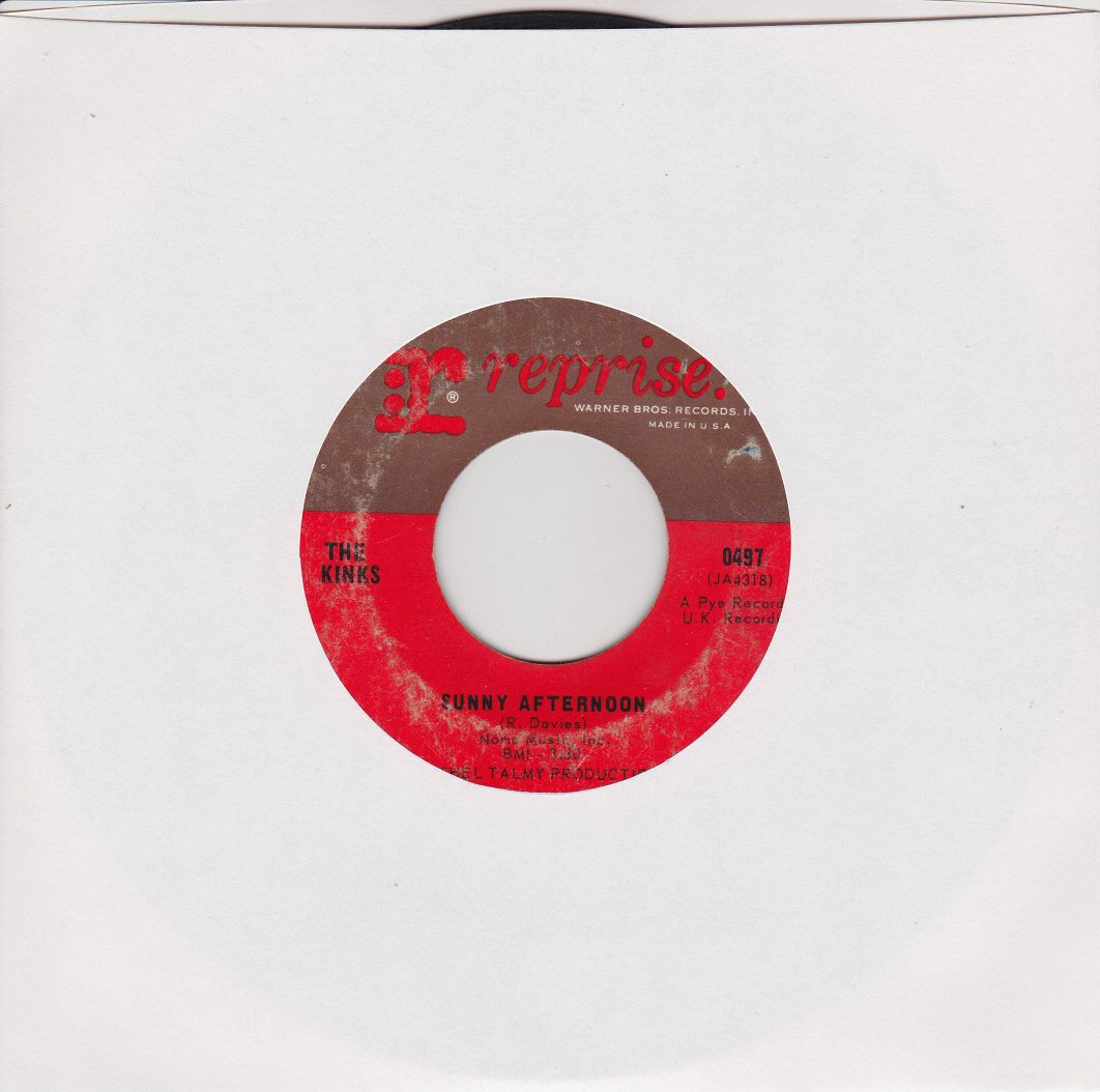 The Kinks The Kinks Sunny Afternoon Bw Im Not Like