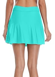 beautyin Women Swim Skirt Pink Bathing Suit Skirts