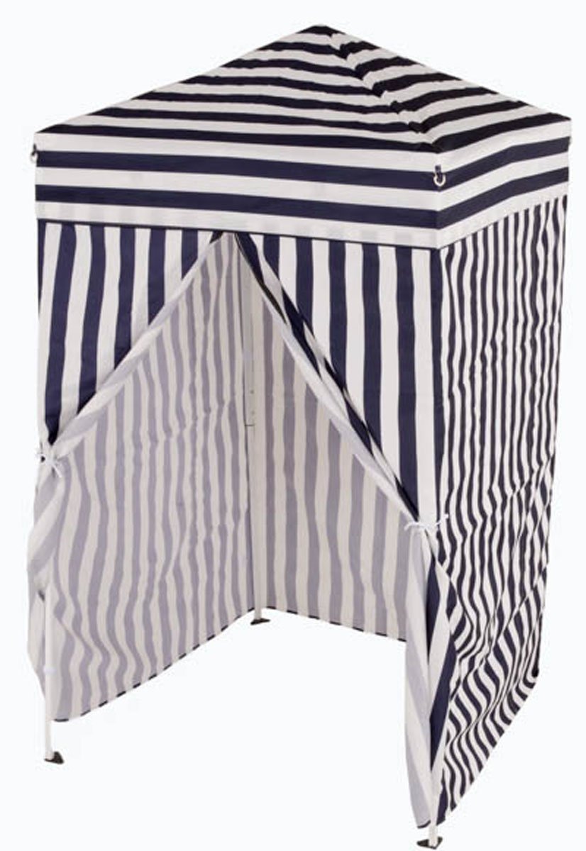 Photo 1 of Impact Canopy 4' x 4' Portable Dressing Room, Pop Up Portable Changing Room, Navy Blue / White