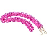 Cute Acrylic Purse Strap Bag Chain Handle Replacement Handbag Crossbody Shoulder Strap Accessory