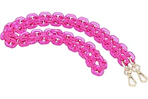 YICHAIN Cute Acrylic Purse Strap Bag Chain Handle Replacement Handbag Crossbody Shoulder Strap Accessory