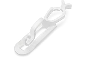 HLO Lighting Christmas Light Clip | All in One Plus | Use with C9, C7, and LED Mini Lights | Christmas Light Hangers for Gutters | 100 Pack