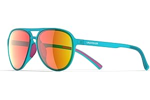 Lasiyanor Lightweight TAC Polarized Tinted Classic Vintage Retro 70s Sunglasses, TR-90 Frame for Women Men, UV 400 Protection