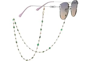 A JINDALAI Eyeglasses Chain Holder, Beaded Neck Cord for Reading Glasses and Sunglasses, Women and Girls
