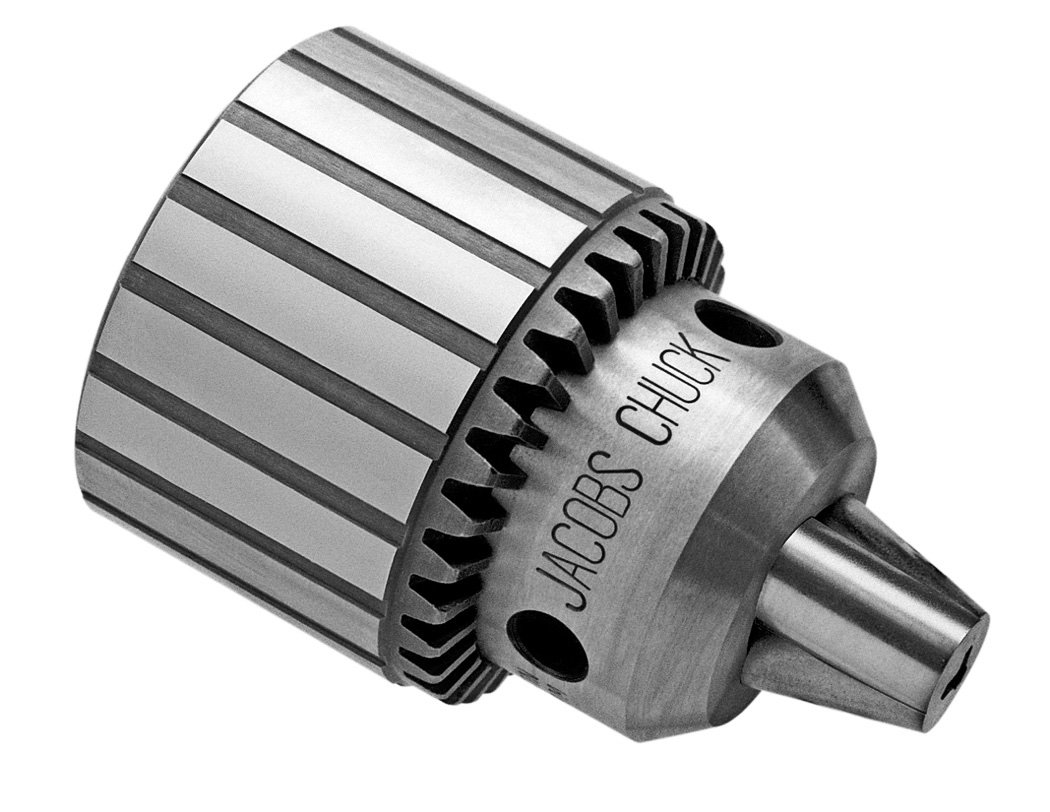 APEX Jacobs Chuck 14947 Light Duty Thread Mounted Chuck, 0.5" Maximum Capacity, 1/2"-20 Thread, 1-23/32" Sleeve Diameter, 3" Close Length