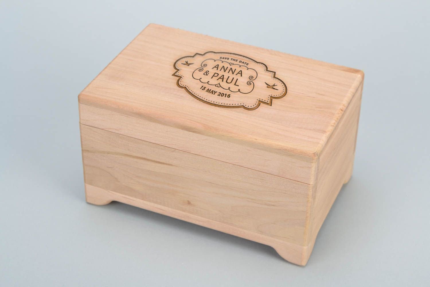 Amazon Com Personalised Gift Handmade Wooden Jewelry Box Of