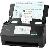 ScanSnap iX2500 Receipt Edition Wireless or USB High-Speed Scanner, Black | Works with QuickBooks | Cloud Enabled | Invoices &amp; Receipts | 100 Page Auto Document Feeder | Mac or PC